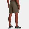 Under Armour Solid Color Large Logo Print Sports Training Breathable Casual Shorts Men Bottoms Green 1370394-361