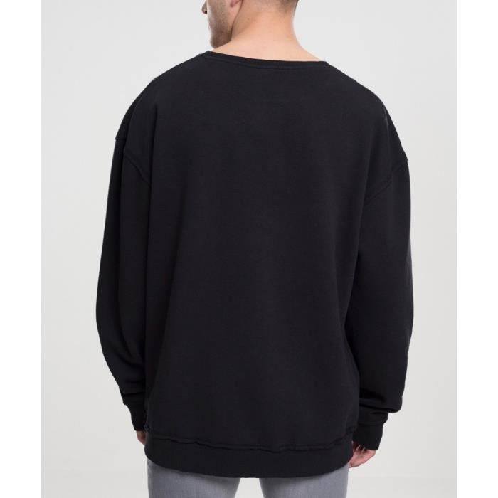 Pull Oversize - URBAN CLASSICS - Noir - Col Large - 70% Coton - 30% Polyester