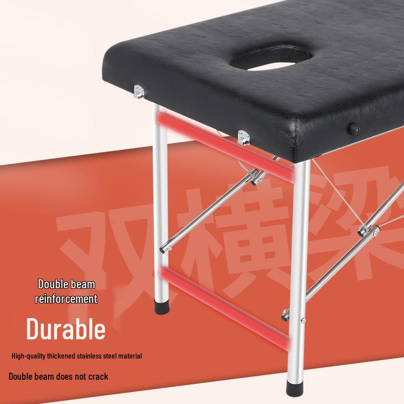 Foldable Portable Massage and Beauty Bed for Therapy & Tattoos