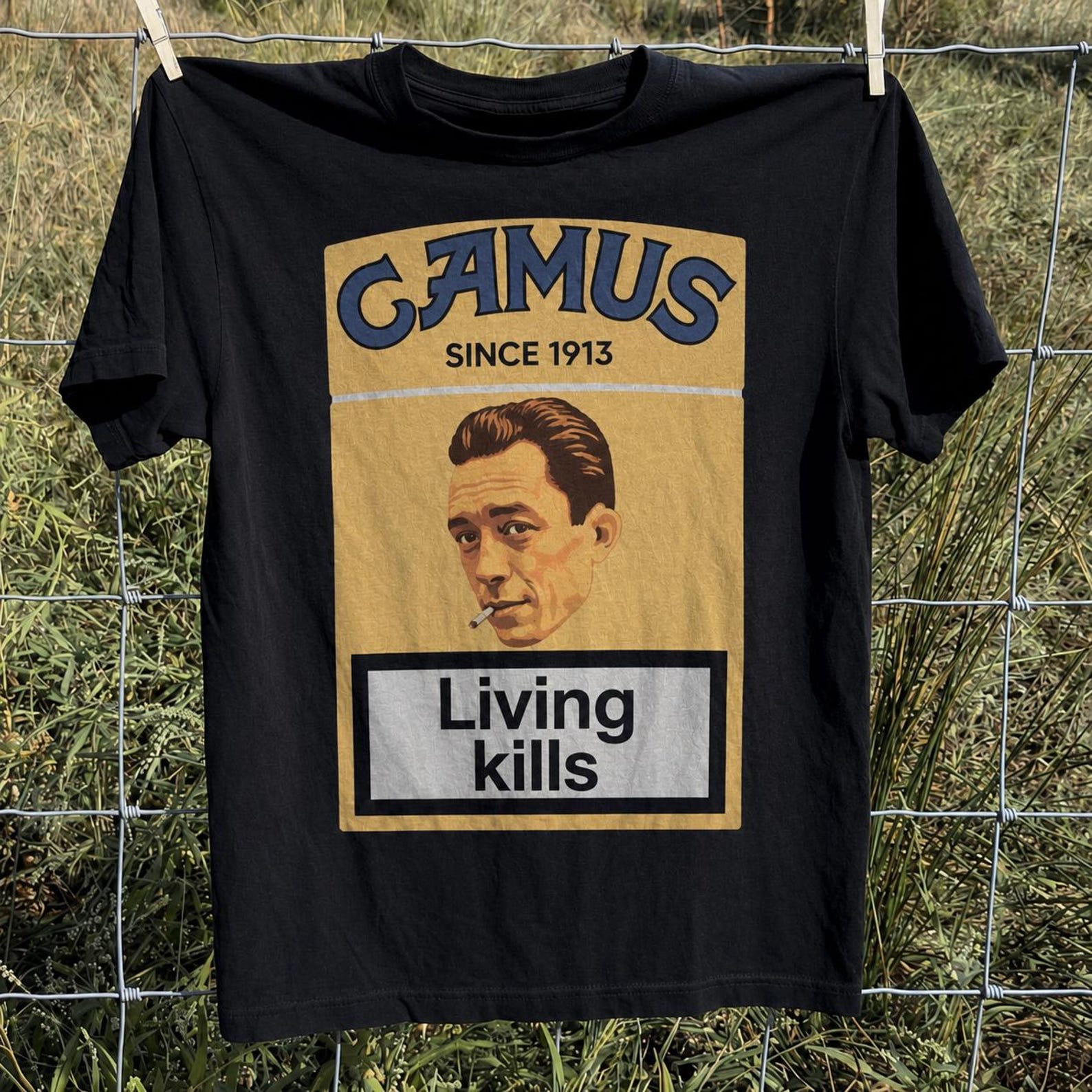 Albert Camus T-Shirt, Existentialism shirt, philosophy graphic tee S