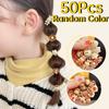 20Pcs/Lot Cute Cartoon Bear Rabbit Hair Bands Girls Elastic Rubber Band Headwear Flower Bow Baby Kids Hair Accessories Ornaments