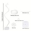1.5m/2.5m Balloon Arch Kit Adjustable With Base Balloon Column Kit Free Bending Half Arch Balloon Stand Wedding Birthday Party