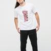 Uniqlo T-shirt a maniche corte con stampa bambola rosa collaborazione Kaws Unisex Top Bianco UQ422017000