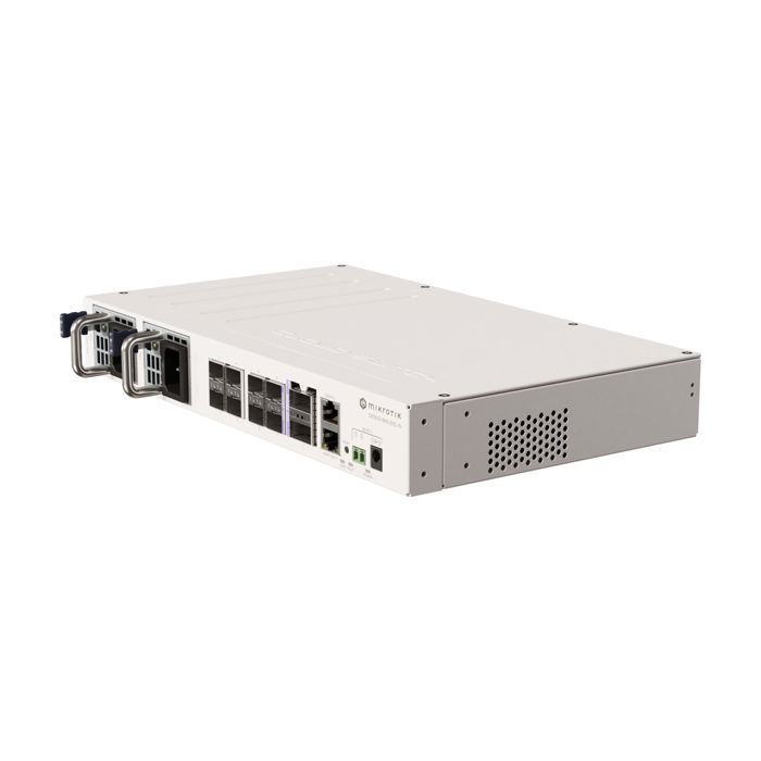 Commutateur multilayer - MikroTik - CRS510-8XS-2XQ-IN - 100 Gigabit - 8 ports SFP28 - PoE 802.3bt