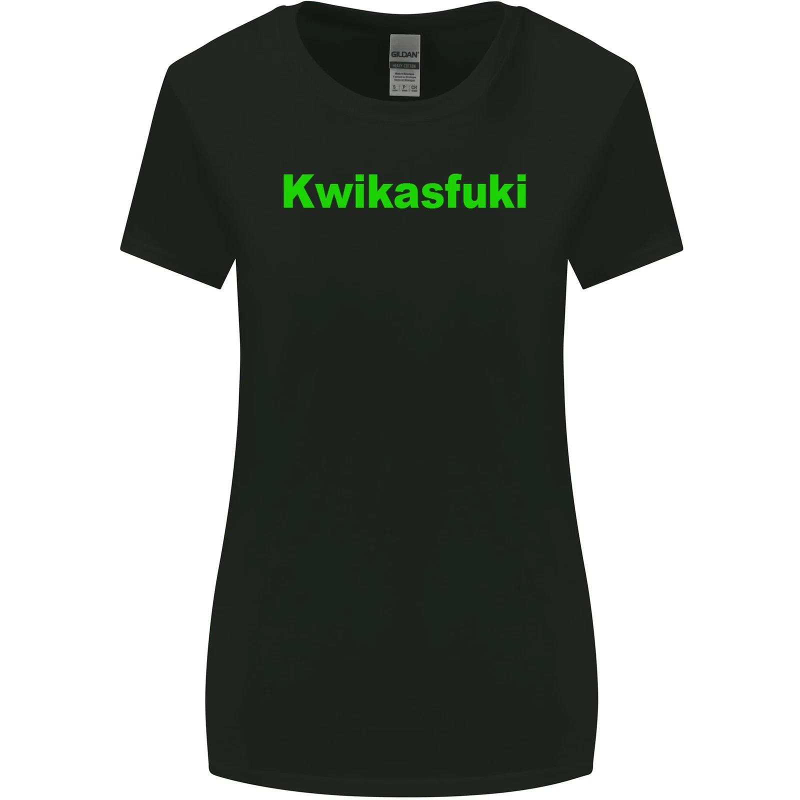 

Kwikasfuki Superbike Funny Biker Motorcycle Womens Wider Cut T-Shirt S
