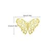3D Butterfly Wall Decoration Hollow Butterfly Decals 3D Butterfly Wall Sticker X3UC
