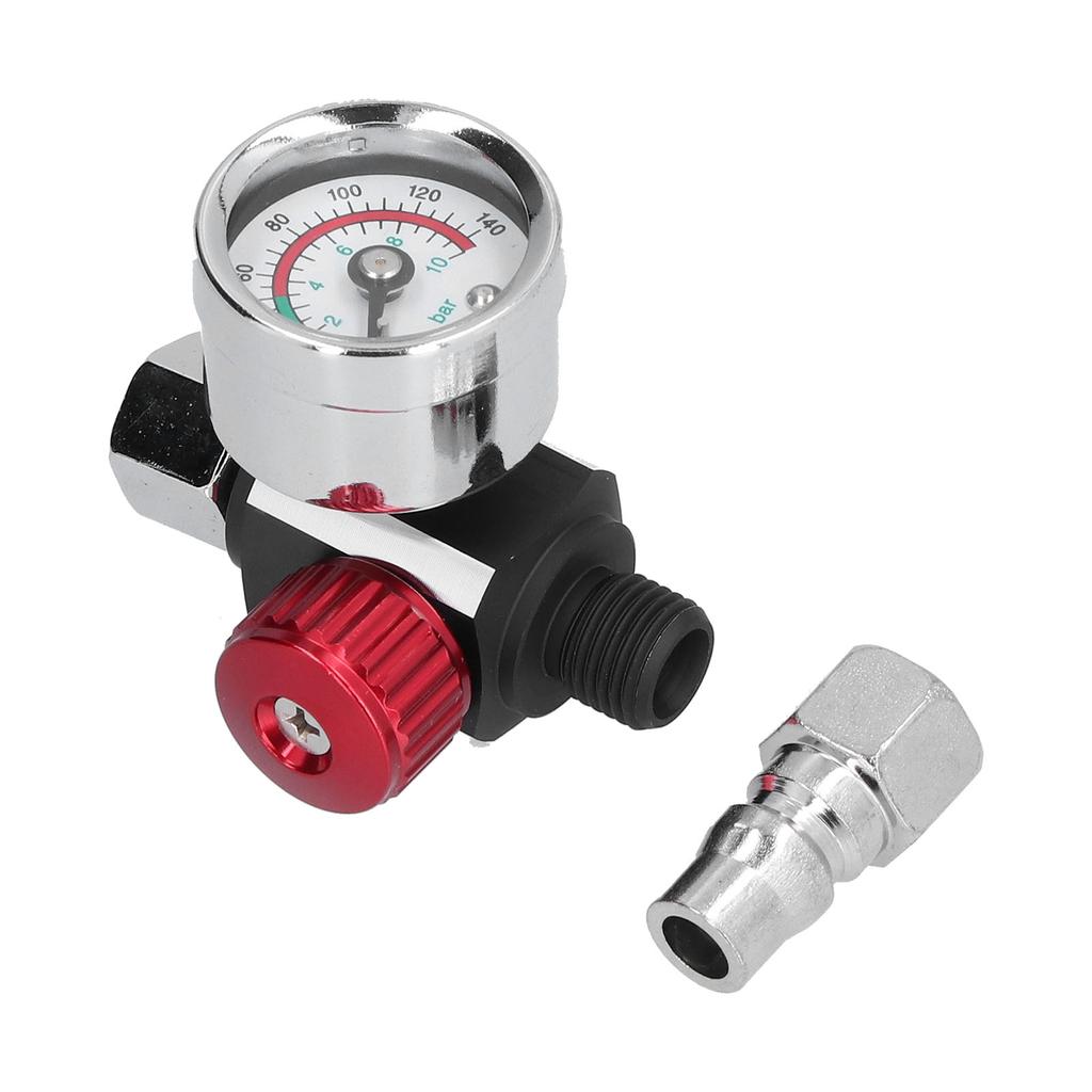 Air Pressure Regulator 14in Alloy Paint Spray Gun Pressure Regulator Valve for Adjusting Pressure