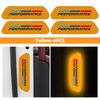 UWGK8 Car Door Sticker Safety Opening Warning Reflector Tape Decal For BMW M F10 F20 F30 F40 F15 F25 F26 F31 F49 E62 E83 E84
