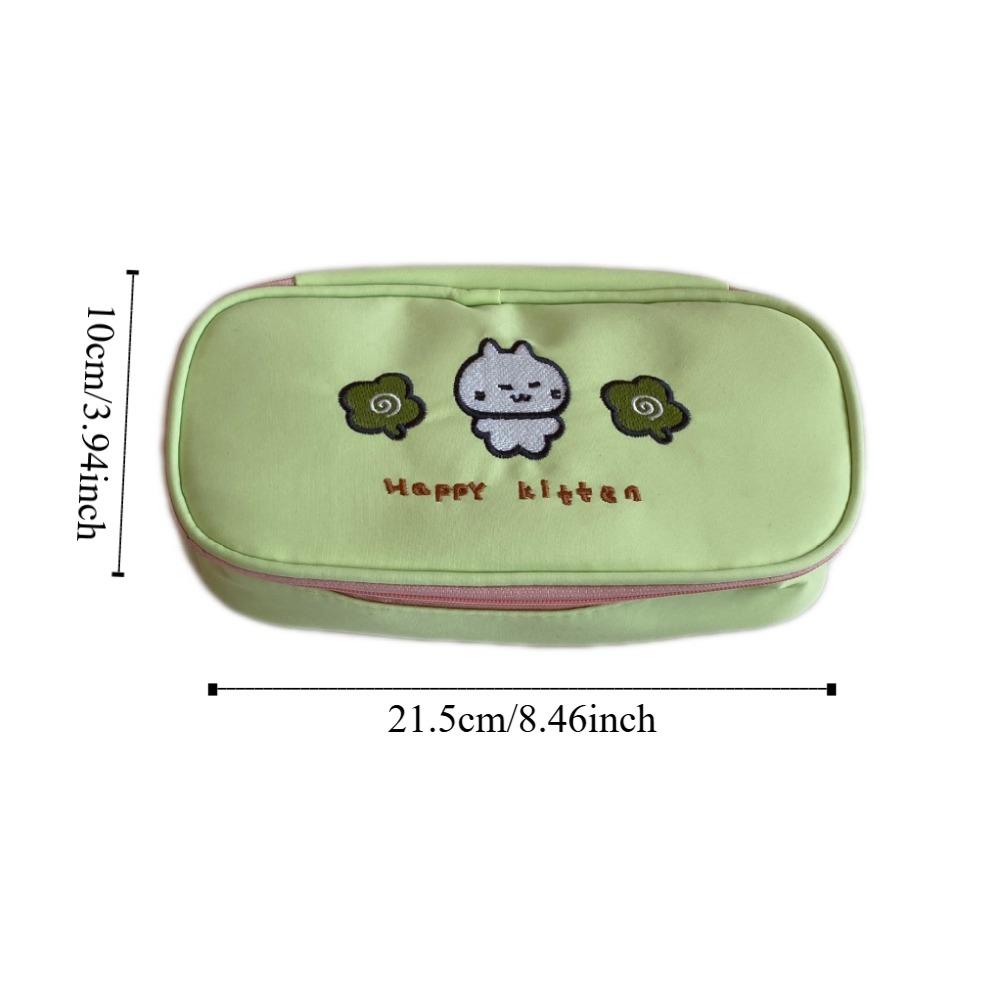 Large Capacity Cartoon Pencil Case Cosmetics Storage Makeup Bag Stationery Storage Bag  Student