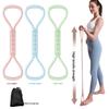 Silicone Resistance Bands Non-Slip Tension Stretch Straps For Fitness Yoga Universal Elastic Fitness Stretching Rope
