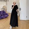 MODIQUE Vară Plus Size Camasă rochie nouă femei largi din bumbac solid îmbinat in rochie A-Line Rochii casual pentru femeie cu gâtul O cu mânecă scurtă