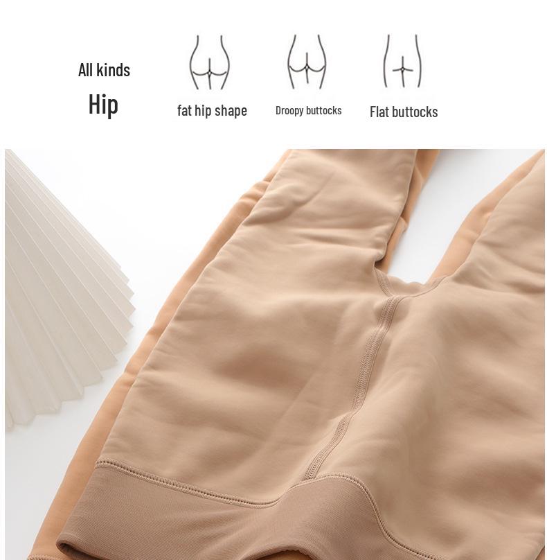 Pearl Velvet Base Layer Pants: Warm, Thick, Elastic One-Piece for Women, 300-400g