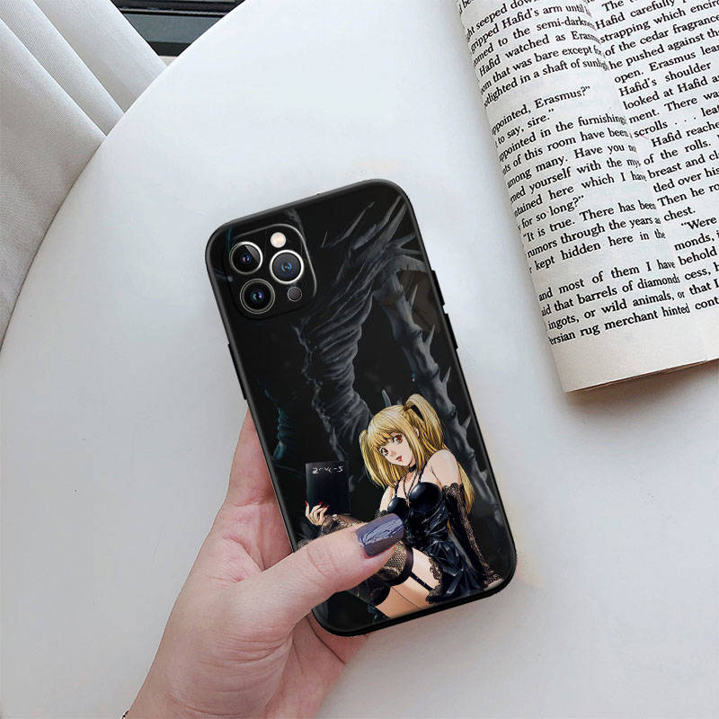 

JO16 Death Note Phone Case for Samsung A35 A25 A24 A15 A05S A05 M55 M35 M15 A06 A16 A02 A12 A13 A10 A20 A30 A22 A31 A32 A33 A41 A42 A50 Samsung A05 шкіра буйвола