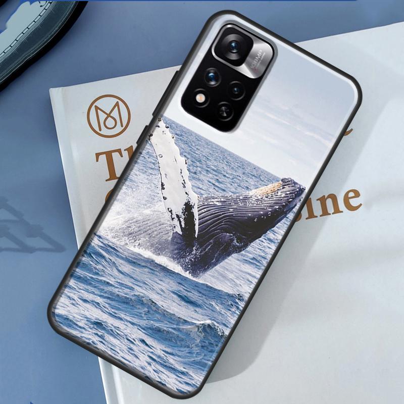 Blue Whale Case For Xiaomi Redmi 14C 13C 10C 12C Redmi Note 13 14 Pro 12 11 9 10 9S 10S 11S 12S Cover