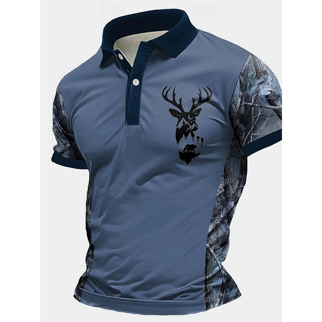 2026 Model Men's Polo Shirt, for Street Business Wear, 3D Print, Comfortable and Breathable, Suitable Seasons.