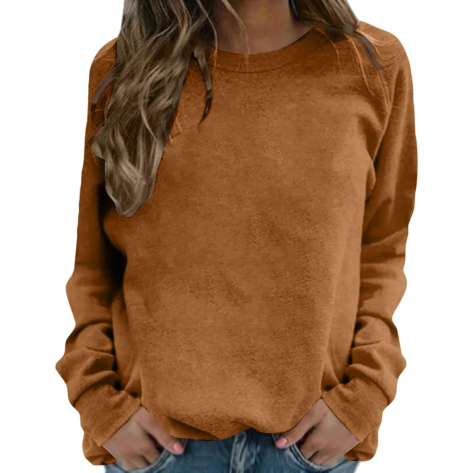 

Women s Sweater New Pullover Long Sleeve Color Top XXXL хакі