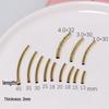 DIY 18K Colorfast Copper Plated Smooth Tube for Bracelets & Necklaces