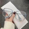 New Large Frame Myopia Glasses Anti-Blue Light Eyewear Women Eye Protective Computer Goggles Diopters 0 -0.5 -1.0 -1.5 To -6.0