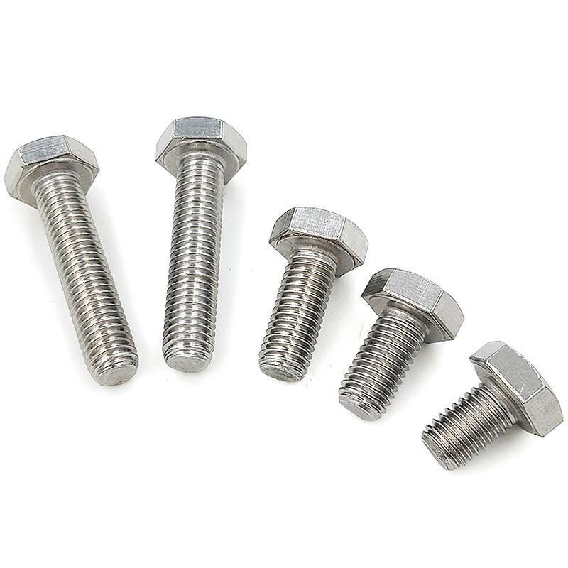 Hesidige JG-646 304 Stainless Steel Full Thread Hex Bolt