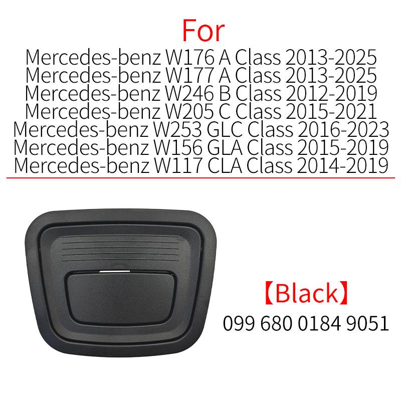 For Mercedes W156 W205 Car Trunk Tail Cover Bottom Plate Mat Floor Carpet Handle Spare Tire Cover Lock For Benz A B C GLA Class