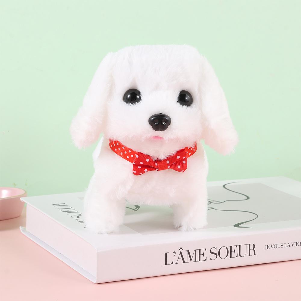 Interactive My Realistic Robot Puppy Walking Plush Robot Dog Creative Walking Dog Toy  for Chilren