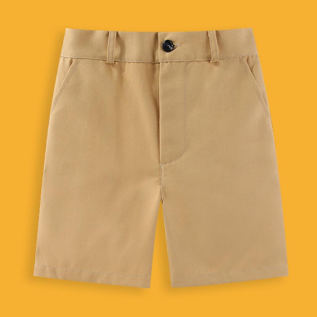 Boys' Big Kids Suit Shorts Mid-Length Dress Shorts for School Uniform Performance and Everyday Wear