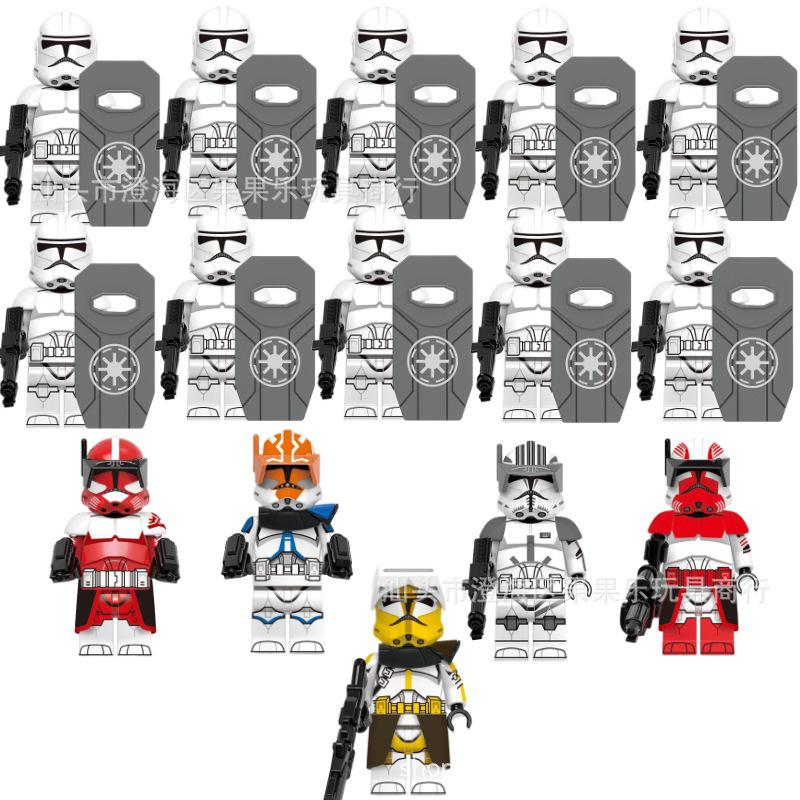 Bagged Star Wars Series: 15 Models of Cody, Bligh, and Commander Thrawn Building Blocks Minifigures for Boys