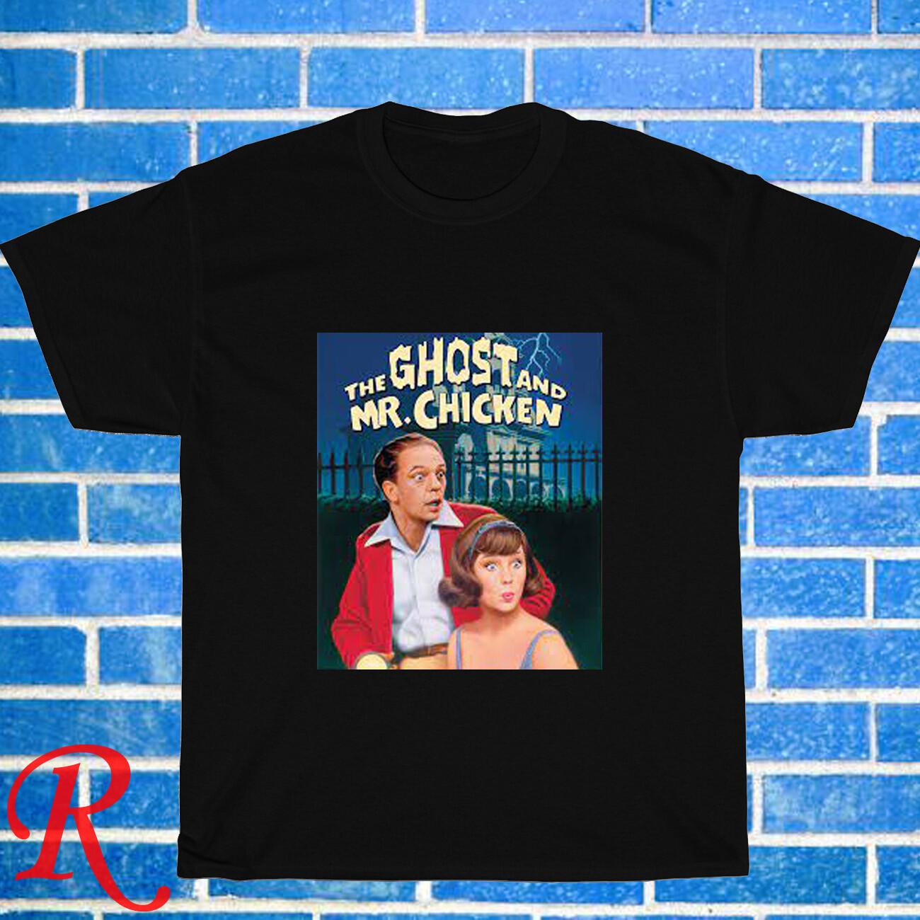 New The Ghost And Mr. Chicken Black/Grey/Navy/White Size S-5XL Unisex T-Shirt XXXXL