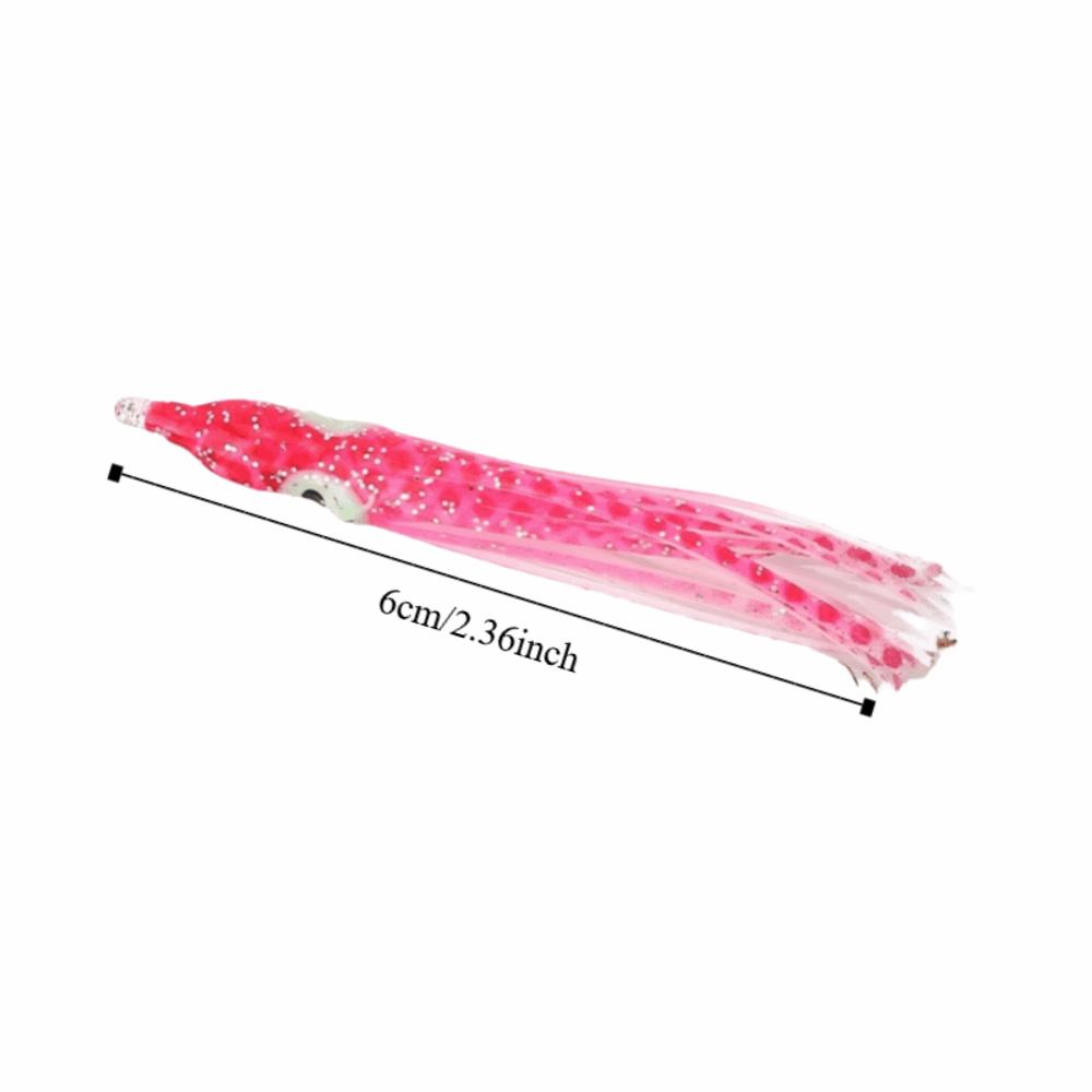 50PCS Soft Squid Skirt Bait Multiple Sizes Saltwater Fishing Lures  Saltwater Fishing