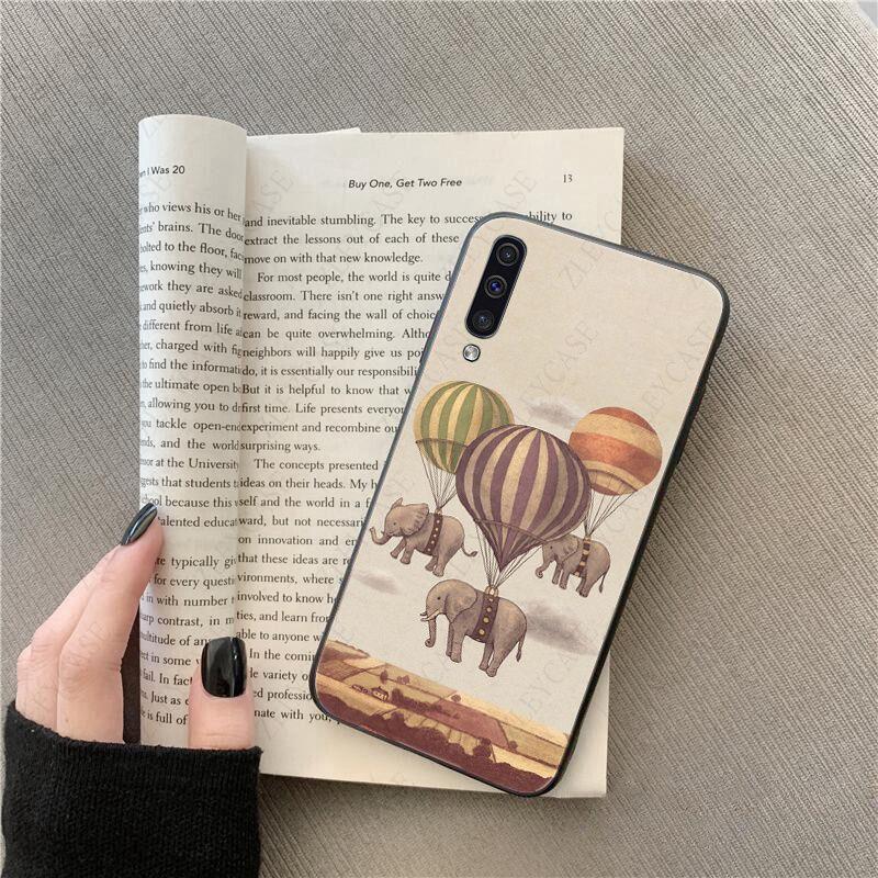 African Indian Elephant Phone Cover For Samsung Galaxy A51 A71 A21S A10 A20S A20E A30S A40 A50 A70 A11 A40 M31 M30S Mobile Cases