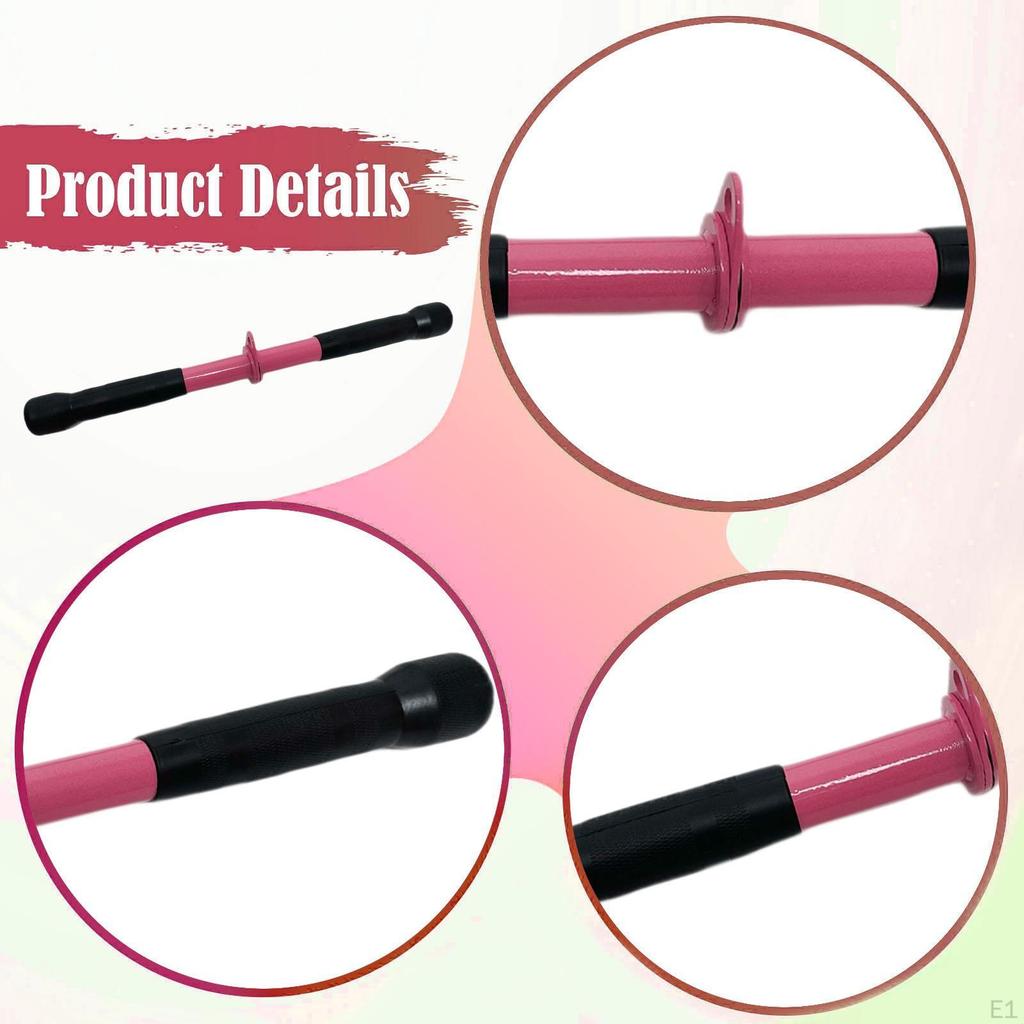 Cable Machine Attachment Straight Bar Fitness Equipment, Weight Accessory Press Down for