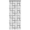 VidaXL Roller Blind Shower Curtain with Cassette Fabric Width 106 Cm, Shower Blind, Roller Blind Curtain 4015046