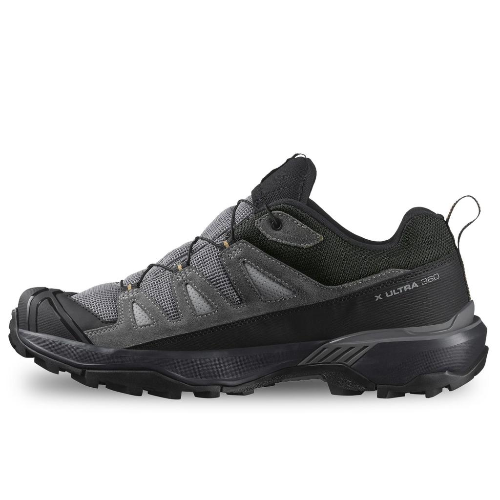 Salomon X ULTRA 360 LTR GTX Hiking and Trekking Size Men's Shoes, Sharkskin/Castlerock/Kelp, 27.0cm (L47571400)