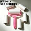 Xiaomi 1/6pc Sticky Lint Roller Velvet Brush Hand-tear Replaceable Roll for Clothing Carpets Car Seats Pets Hair Removal Cleaning Tool