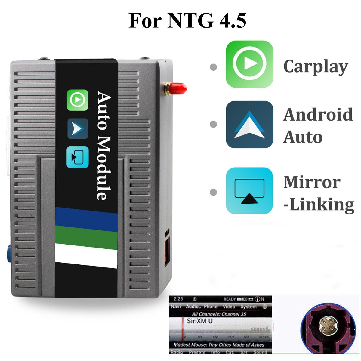 

Sinairyu Беспроводной автомобильный комплект CarPlay Android, совместимый с Mirror-Link для Mercedes Benz C-Class W204 с NTG 4.5/4.7 For NTG 4.5