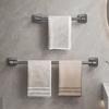 30/40/50Cm Self-Adhesive Bathroom Towel Rack Holder Without Drilling Kitchen Cabinet Dishcloth Rack Hand Towel Hanger Rod