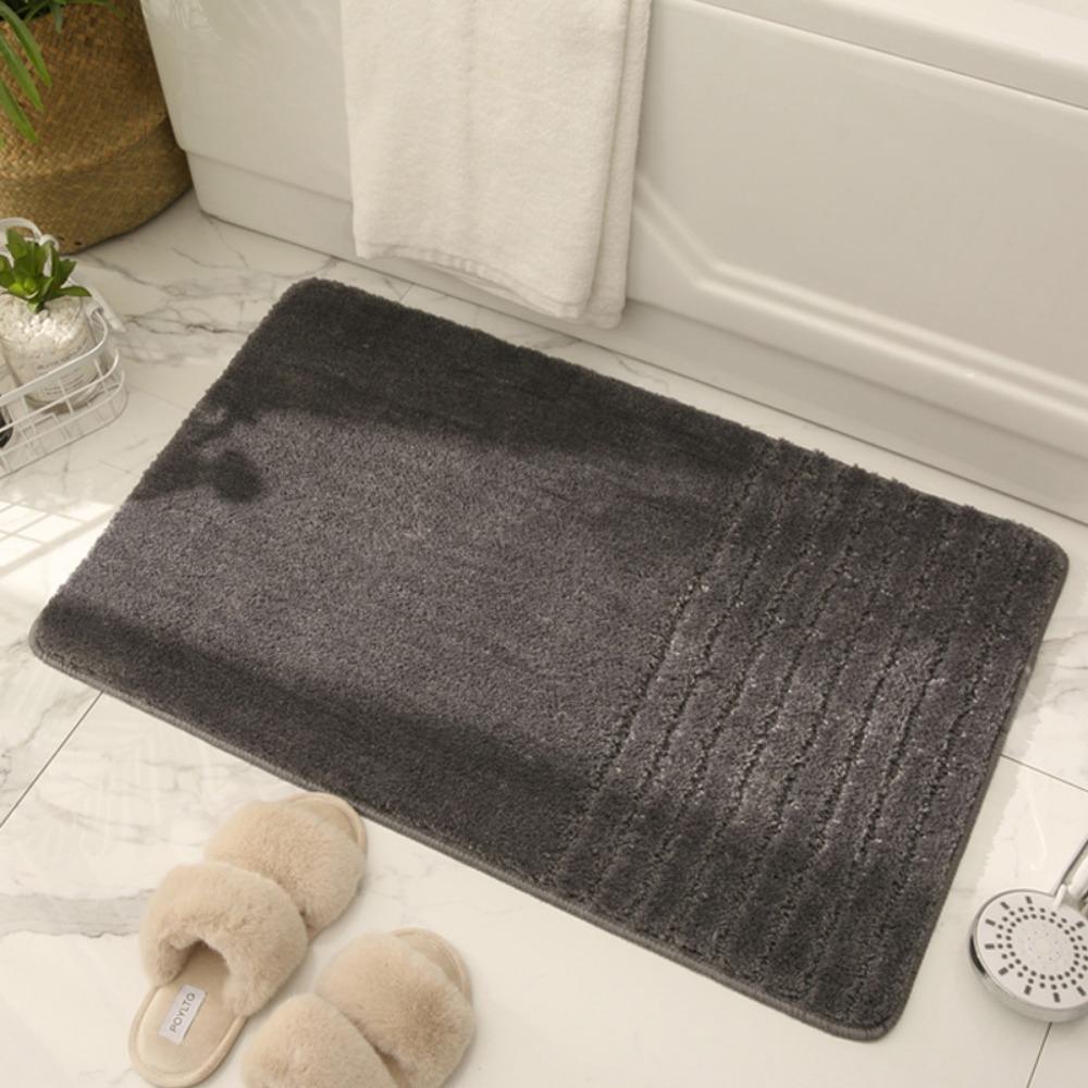 Sponge Bathroom Cashmere Thickening Mat Bath Non-slip Carpets In Wash Basin Bathtub  Floor Rug Shower Room Doormat Memory Foam 3D Pad