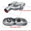 Suitable for Mercedes S-Class W221 S300/350/500/600 S65 AMG Quad Square Exhaust Tips