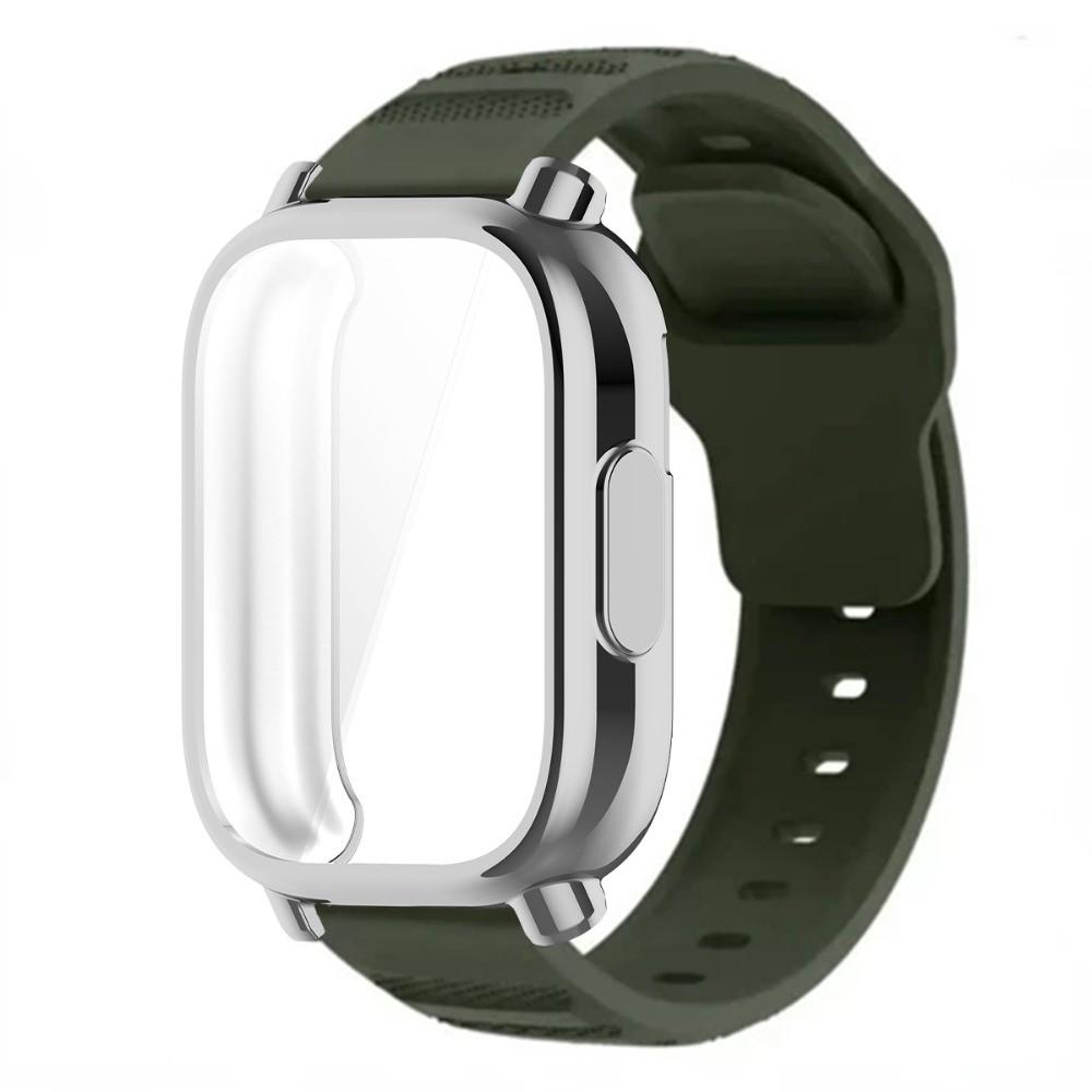 Breathable Silicone Strap+TPU Screen Protector For Redmi Watch 5 Active Band Soft Case For Redmi Watch 5 Lite Sports Band Correa