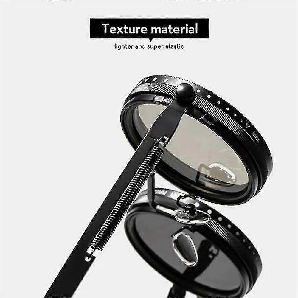 Sluneční brýle Visionguard NF, Sluneční brýle s plynule nastavitelným ND9 pro muže, Plážové sluneční brýle s 1-9 stupni