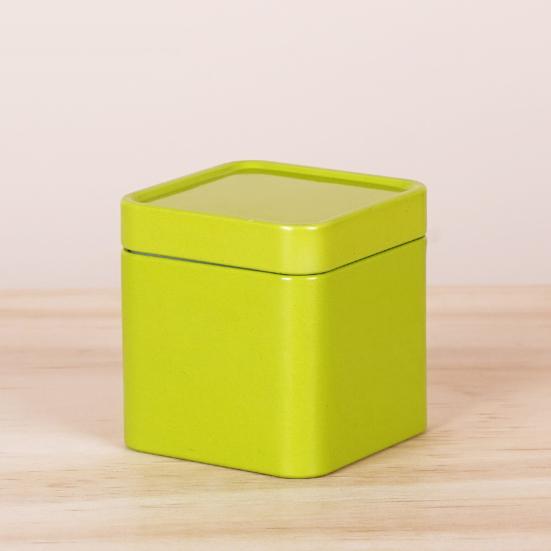 Storage Bin with Lid Dustproof Iron Mini Sturdy Loose Tea Bucket Household Supplies