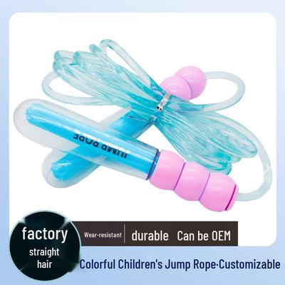 Crystal Jump Rope with Double Layer Handle for Kids & Teens - Ideal for Speed & Fitness