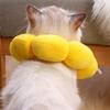 Pet Cat E-Collar Recovery Cone Protection Elizabeth Collar Adjustable Cotton Blends Collar Printed Elizabeth Circle for Cat