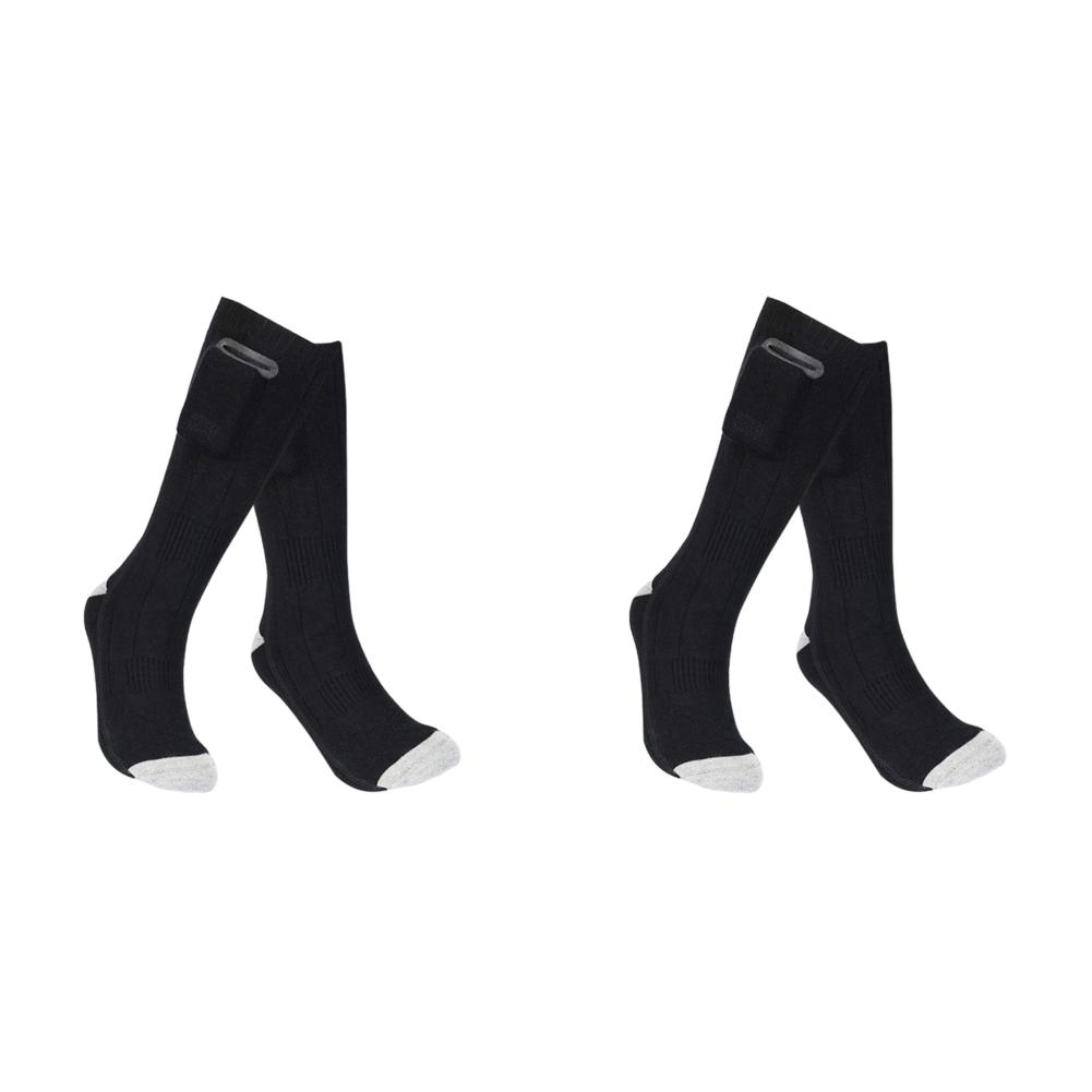 Unisex Electric Heated Socks Breathable Warmer Stockings Washable Rechargable for Outdoor Camping Hiking