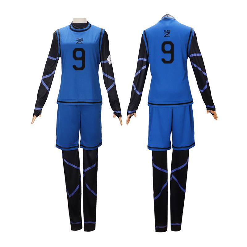 Blue Lock Anime Cosplay Jersey: Kiyoshi Ichi, Meguru Bachira, Hyoma Chigiri, Rensuke Kunigami