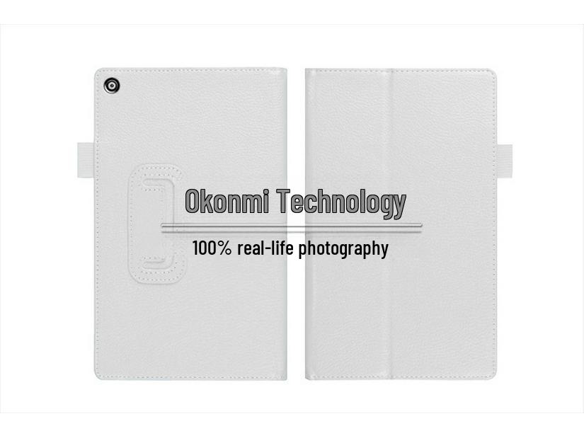 

Кожаный чехол с подставкой для планшета HD7/HD8/HD10 с узором личи Fire8 2020 белый