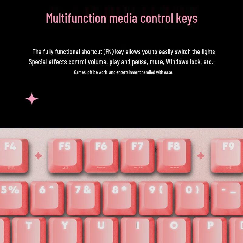 Logitech G412TKL Mechanical Gaming Keyboard - LOL Star Guardian Edition