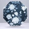 Double-layer sun umbrella vinyl sunscreen UV protection parasol double-sided printing weather and rain manual umbrella female