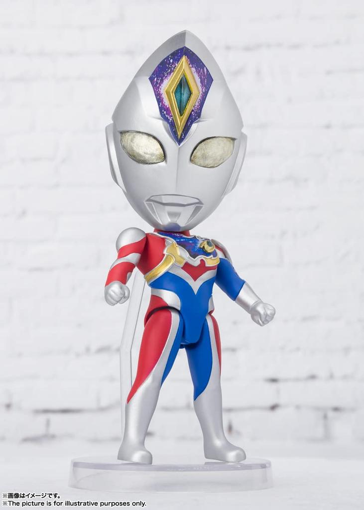 TAMASHII NATIONS Figuarts mini Ultraman Decker Flash Type, approximately 100mm, PVC & ABS painted action figure