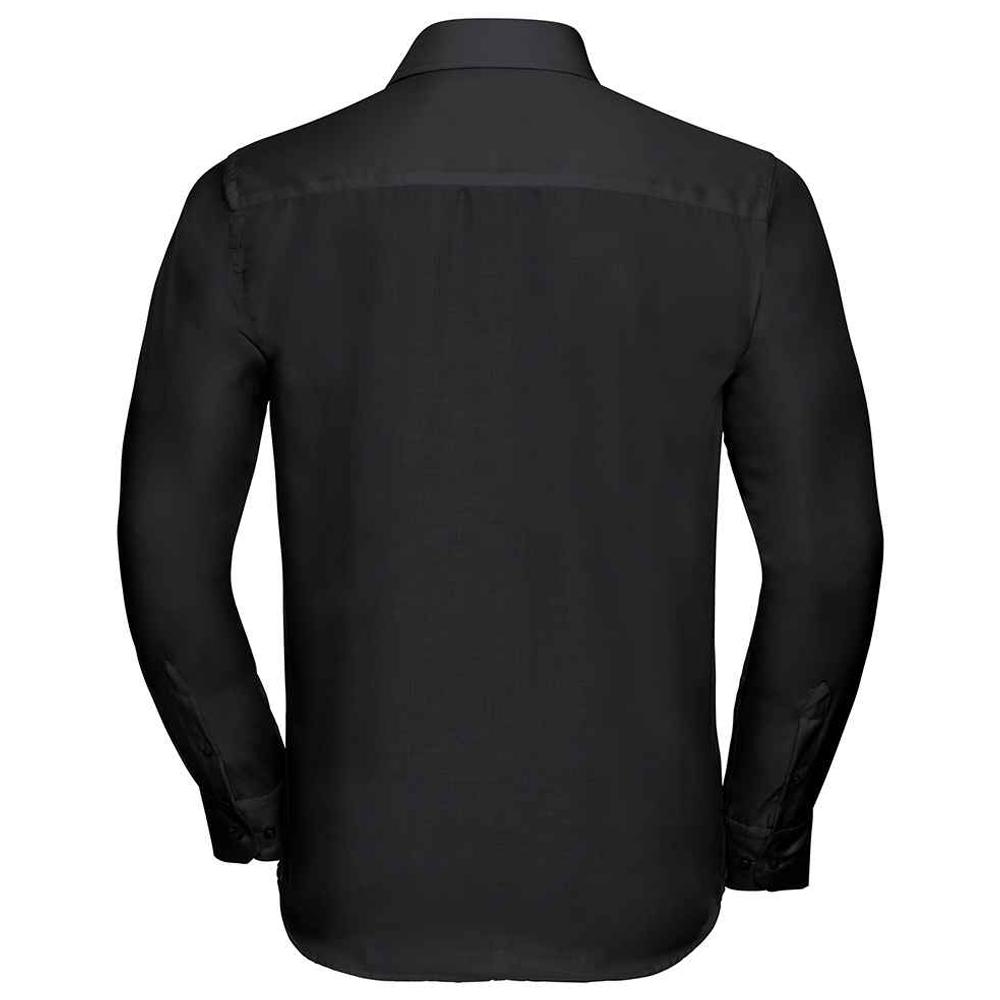 Russell Collection Mens Ultimate Non-Iron Tailored Long-Sleeved Shirt